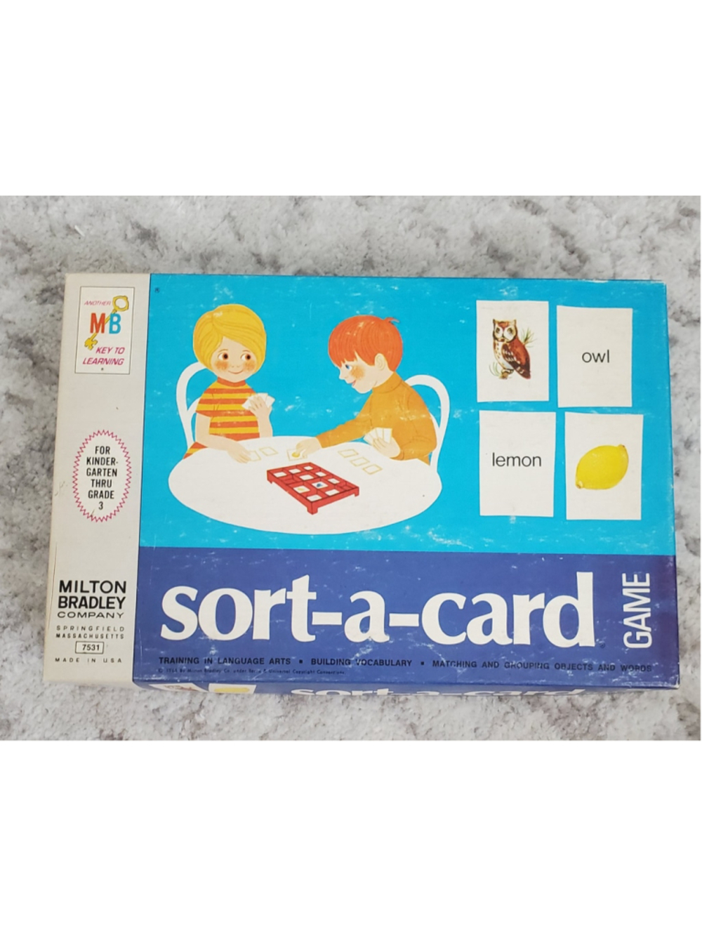 Sort-a-card vintage game